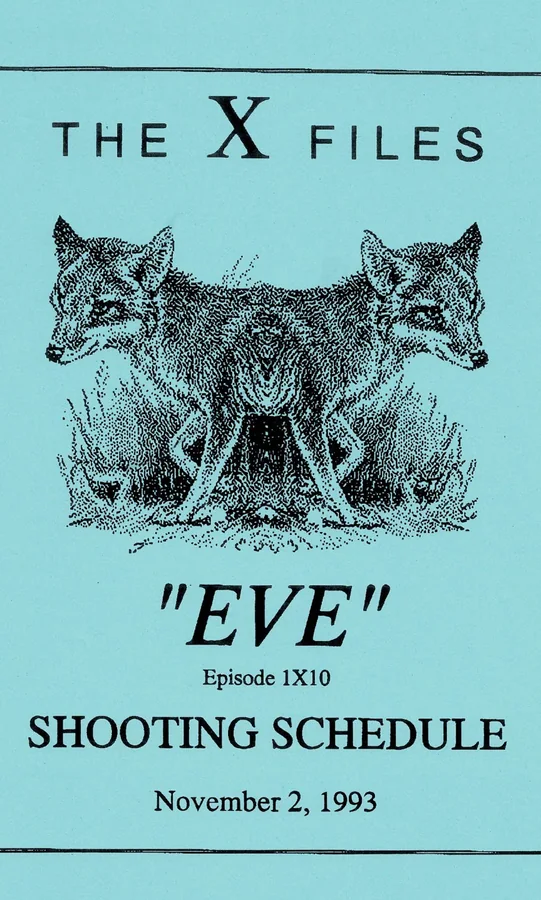 Eve Shooting Schedule cover
