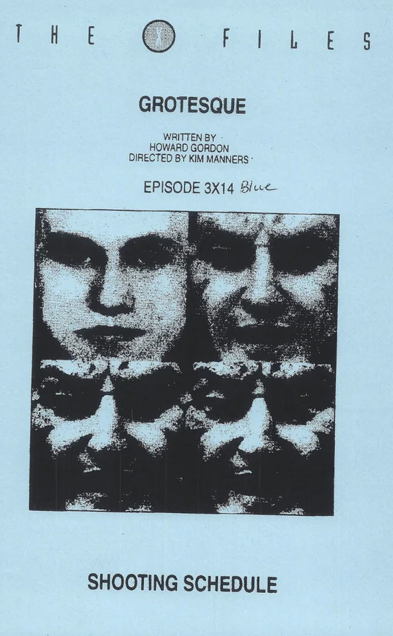 Grotesque Shooting Schedule cover