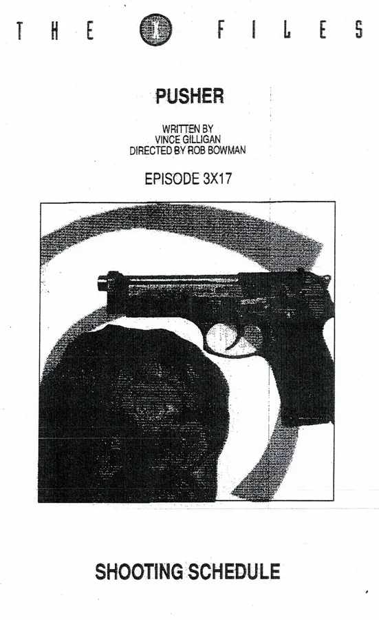Pusher Shooting Schedule cover