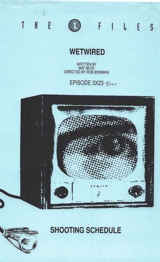 Wetwired Shooting Schedule cover