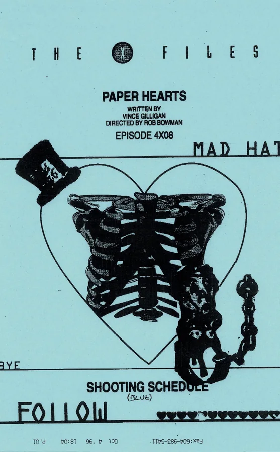 Paper Hearts Shooting Schedule cover