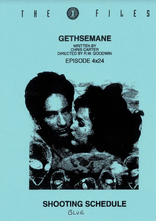 Gethsemane Shooting Schedule cover