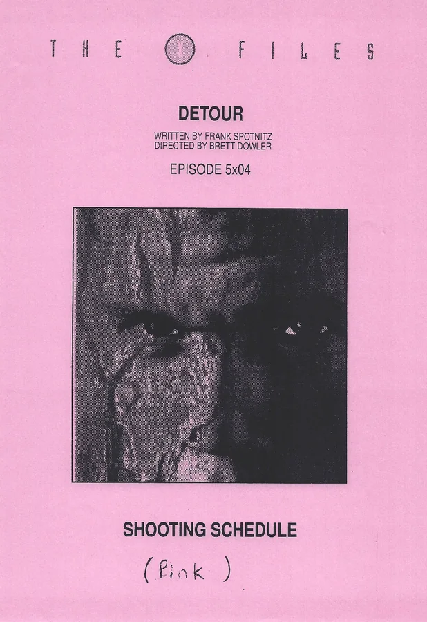 Detour Shooting Schedule cover