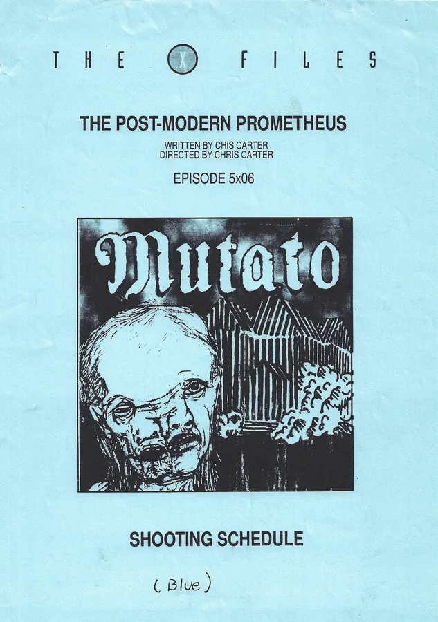 Post Modern Prometheus Shooting Schedule cover