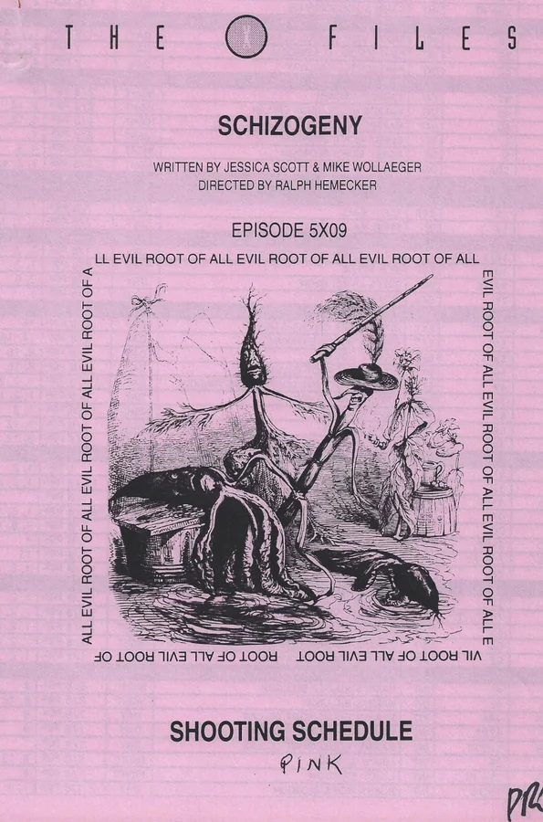 Schizogeny Shooting Schedule cover