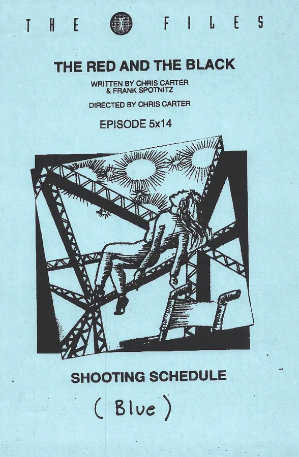 The Red and the Black Shooting Schedule cover
