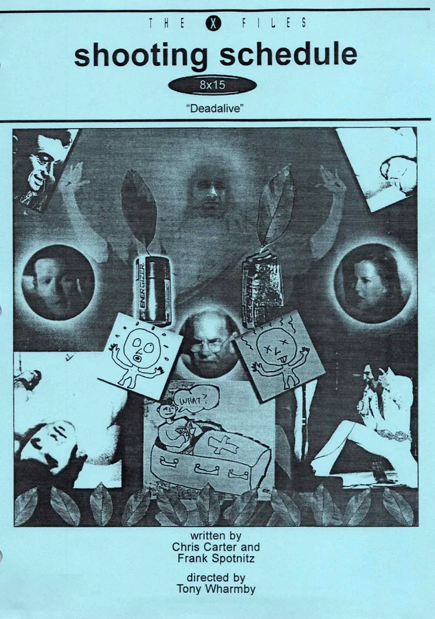 Deadalive Shooting Schedule cover