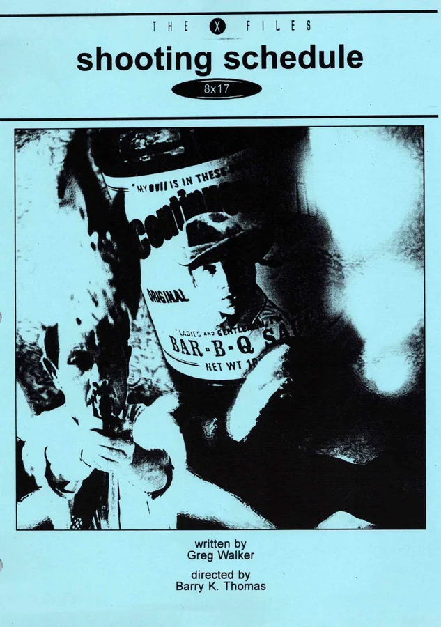 Empedocles Shooting Schedule cover