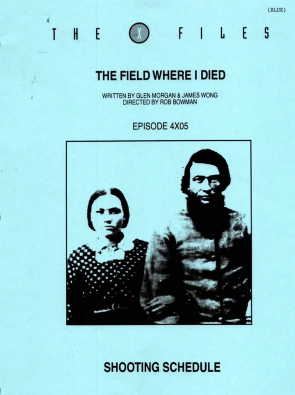 The Field Where I Died Shooting Schedule cover