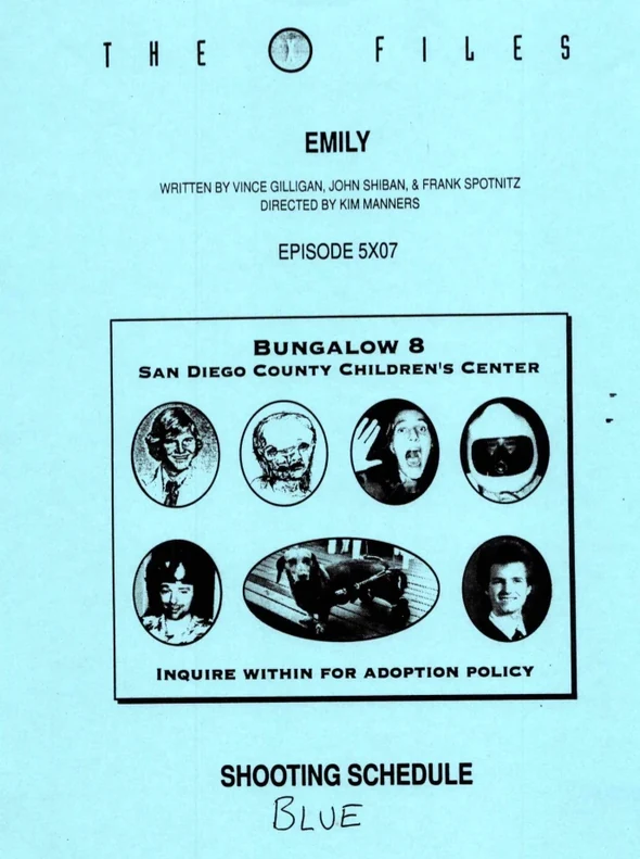 Emily Shooting Schedule cover