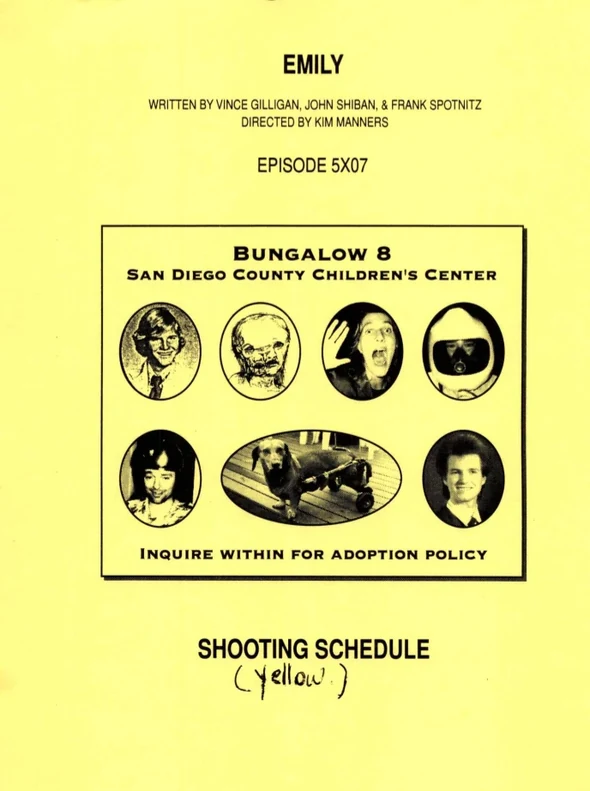 Emily Shooting Schedule cover