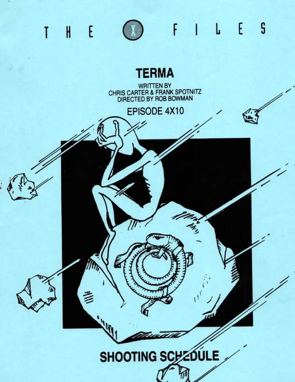 Terma Shooting Schedule cover