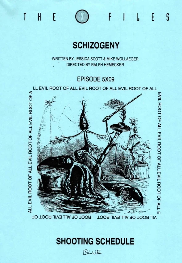 Schizogeny Shooting Schedule cover