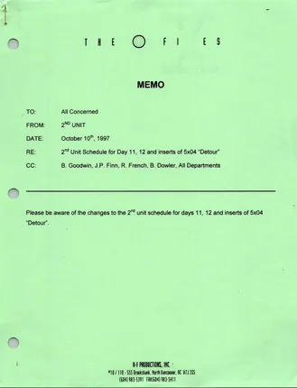 Detour, days 11 and 12, page 1