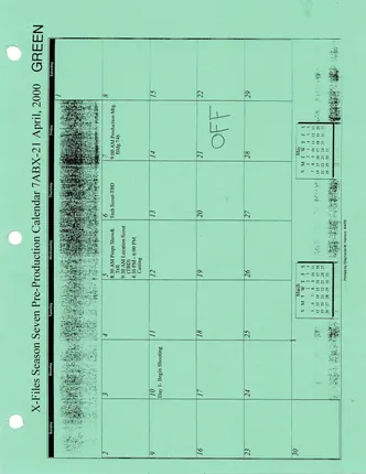 Je Souhaite, effects crew working file, page 1