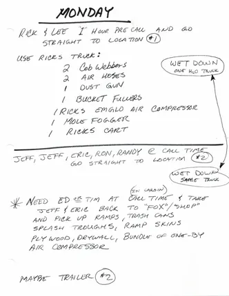 Je Souhaite, effects crew working file, page 7