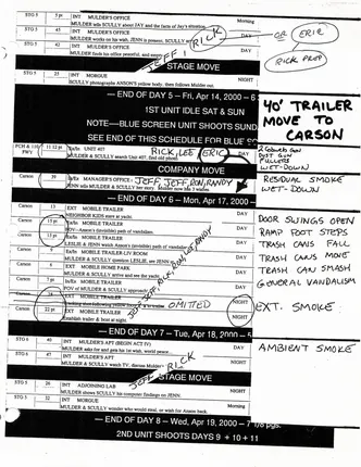 Je Souhaite, effects crew working file, page 8