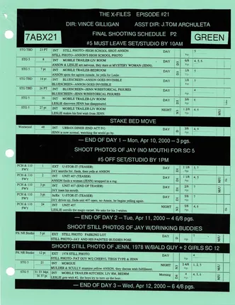 Je Souhaite, effects crew working file, page 10
