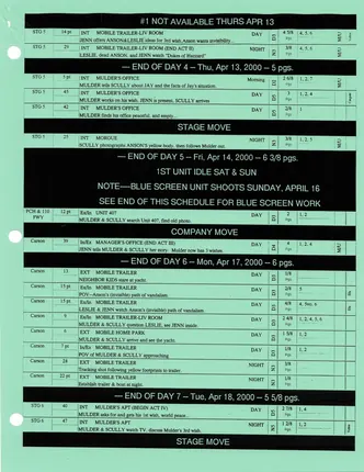 Je Souhaite, effects crew working file, page 11