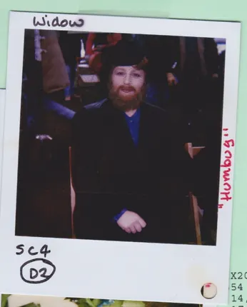 Wardrobe polaroids, background cast, page 1