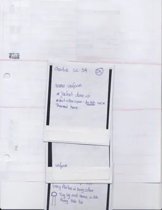 Wardrobe breakdown, page 43